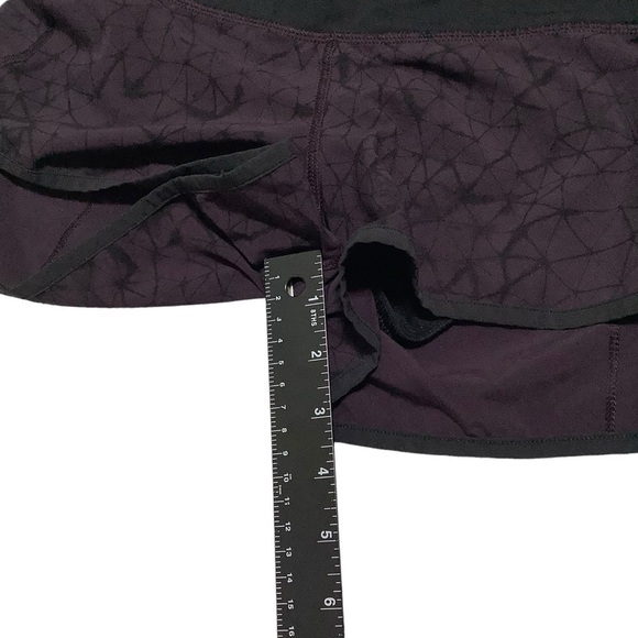 Lululemon Run: Speed Short Sz 4, 4-way Stretch Star Crushed Black Cherry - Picture 7 of 12